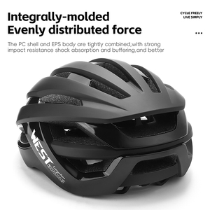 West Biking Unisex Adult Road Mountainbike Helm Geïntegreerd Lijst Lichtgewicht Sport Fiets Helmen - Product Image 3