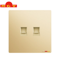 Prise réseau informatique murale double RJ45 haute vitesse pour appartement et commerce