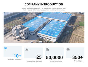 Groothandel Unieke 3D-geprinte hars sculptuur vaas keramische bloemenvaas voor hotel, huis of kantoordecoratie - Product Image 6