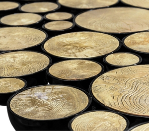 MR Luxury Dining Furniture Artistic Irregular Shaped Villa Stylish Spherical High-end Hotel Oval Metal Dining <b>Table</b> - Product Image 6