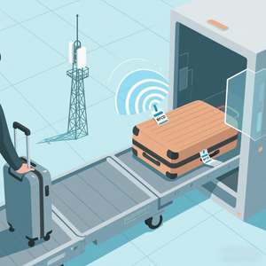 Échantillon gratuit vente en gros étiquettes à bagages de compagnie aérienne à puce personnalisées étiquettes de bagages étanches RFID UHF 860-960MHZ approuvées par le TSA pour valises - Product Image 5