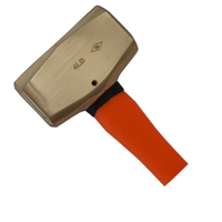 Marteau de précision professionnel X-spark en aluminium bronze, sans étincelles, non magnétique, personnalisable pour la réparation de canalisations de gaz