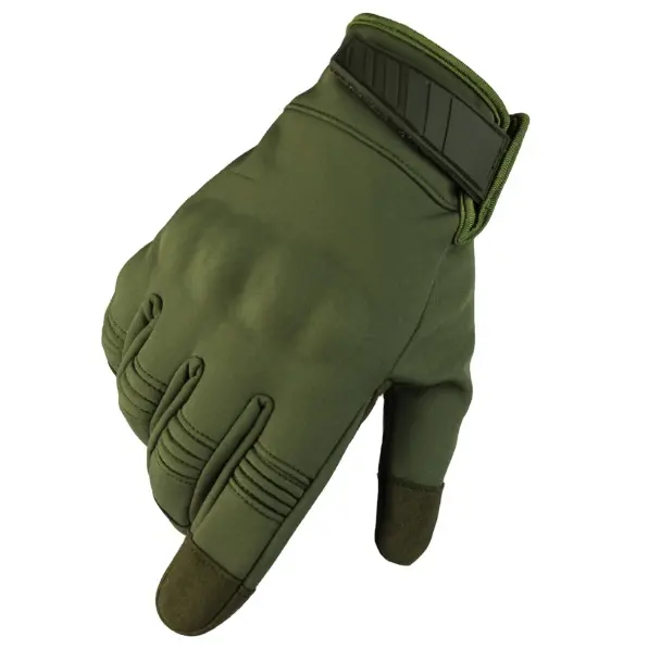 TGA11 cliff climbing tactical gloves touch screen outdoor working gloves Men camping Hard Knuckle Full Fingers