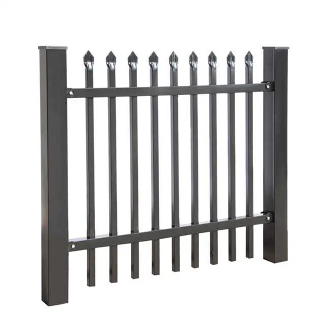 Easy To Install Metal Fence Panels Aluminum Aluminum Metal Pipe Fence Panels Customized Metal Aluminum Garden Fence Panels