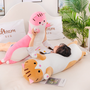 Giocattoli di peluche personalizzati, gatti lunghi a forma di cuscino, peluche morbido animale. Per poggiatesta per bambini, bambola, compagno di giochi. - Product Image 4