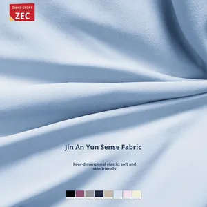 Yun quần vợt ăn mặc 9094 cảm biến chống tiếp xúc ngoài trời Chạy cơ sở hai lớp thoáng khí A-line váy với đứng cổ áo - Product Image 4