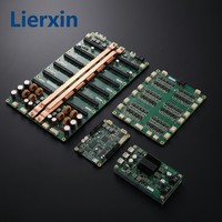 Carte mère PCB Lierxin en cuivre robuste pour serveur IA, alimentation 48V, barre omnibus OCP personnalisée, courant élevé 200A, multicouche, FR4 haute température, ENIG