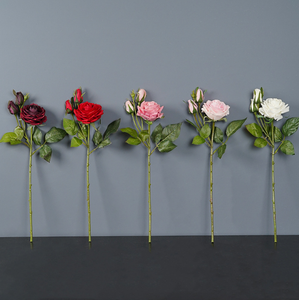 Chất Lượng Cao <span class=keywords><strong>1</strong></span> Đầu 2 Nụ Hoa Nhân Tạo Trắng Bất Cảm Ứng Tăng Cho Trang Trí Nội Thất - Product Image 4