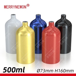 ขวดอลูมิเนียม 500 มล. สีเงิน ขวดอลูมิเนียมสำหรับเก็บเบียร์ ขวดน้ำอลูมิเนียมเปล่า - Product Image 6