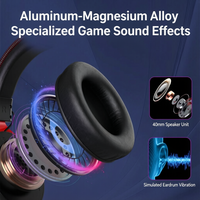 Casque filaire LDON X3 à latence nulle, adapté aux jeux quotidiens et à tous les types d'e-sport, interface USB universelle pour ordinateur