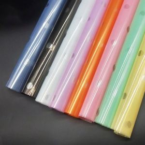กระดาษแก้วเคลือบพลาสติกใสกันน้ำสำหรับห่อดอกไม้ พิมพ์ลายรูโปร่งแสง - Product Image 3