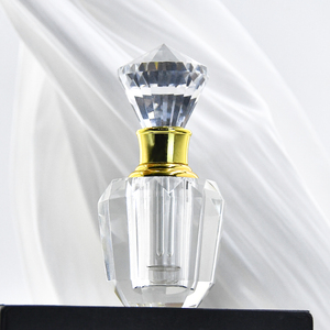 Flacon de Parfum en Cristal Vintage Art Déco Vide Rechargeable Décoratif Flacon en Verre Cadeau pour Femme 3ml - Product Image 5