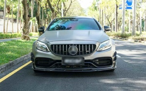 Kit de Carrocería de Fibra de Carbono Estilo AE de Alta Calidad, Alerón Delantero, Difusor Trasero, Alerones Laterales Delanteros para <span class=keywords><strong>Mercedes</strong></span> Benz C63 W205 2022+ - Product Image 4