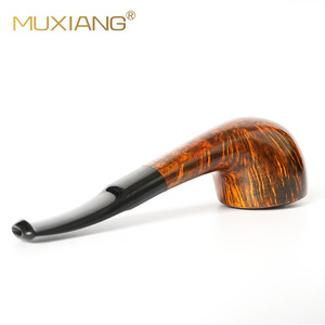 Muxiang Tobacco Pipe Bent Type 3mm Filter Men's Smoking Accessory - Product Image 3