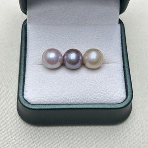 ไข่มุกน้ำจืดสีชมพูเชอร์รี่ 7-8 มม. แสงสว่างดี ไร้ตำหนิ คุณภาพเยี่ยม ไม่ซีดจาง เม็ดเปลือย ไม่เคลือบ  แบบเม็ดเดี่ยว - Product Image 2