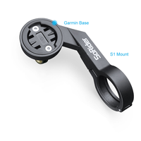 Support d'ordinateur de vélo, odomètre de vélo, compteur de vitesse, chronomètre, adaptateur de support d'extension pour GPS Garmin Edge
