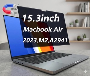 ฟิล์มกันรอยแบบแม่เหล็กสำหรับ MacBook Air 15.3 นิ้ว รุ่นปี 2023 แบบถอดได้ - Product Image 1
