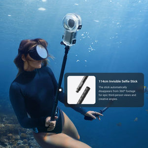 Cámara Deportiva Inst360 X5 Invisible Dive Bundle 4K Resistente al Agua con Gran Angular de 180°, Visión Nocturna, Seguimiento Facial, Sin Tarjeta SD, Cámara 360 - Product Image 4