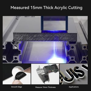 Máquina de grabado láser Atomstack A10 S10 X7 Pro, pantalla táctil de 50W, compresor de asistencia de aire de 30 L/min, grabador láser CNC, marca fuera de línea - Product Image 5