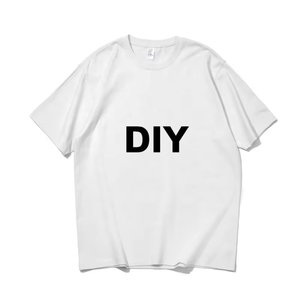 Tùy Chỉnh 100% Cotton Quá Khổ Mùa Hè Thoáng Khí T-Shirts Cho Phụ Nữ Ngắn Tay Áo Nhiều Màu Sắc Jersey Người Đàn Ông Của Phiên Bản Có Sẵn - Product Image 5