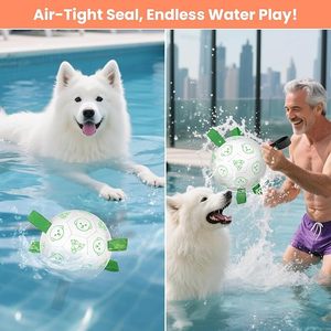 Interactive <strong>Dog</strong> Toys Soccer <strong>Ball</strong> Light up Interactive Funny <strong>Glow</strong> <strong>in</strong> <strong>the</strong> <strong>Dark</strong> <strong>Dog</strong> Football Toy with Strap Puppy Birthday Gifts - Product Image 5
