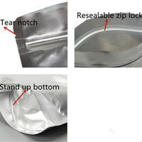 Sachet rétractable thermoscellable épais de qualité supérieure pour le stockage de suppléments de protéines en poudre métalliques, en matériau de qualité alimentaire pour supermarché