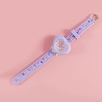 Montre à quartz 3D en silicone personnalisée en forme de cœur, colorée, pour le sport, idéale pour le quotidien et comme cadeau – Nouveauté Fenyi en gros