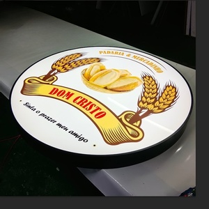 Treo Tường <span class=keywords><strong>LED</strong></span> Double Side Ánh Sáng Hộp Dấu Hiệu Vòng Hình Dạng Trống Ánh Sáng Ngoài Trời Hộp Dấu Hiệu - Product Image 6