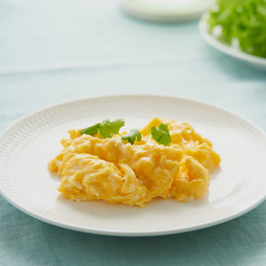 Jinyi thầu scrambled trứng kem hương vị Đông lạnh mềm nấu chín trứng mảnh cho bữa ăn sáng bánh mì sẵn sàng bữa ăn quán cà phê hâm nóng - Product Image 4