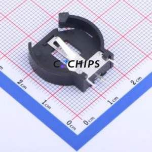 BS-05-A1BJ003 Button & Strip Battery Connector Through hole Component THT Connector Battery Holder CR2032 Phosphor Bronze Nickel - Product Image 1