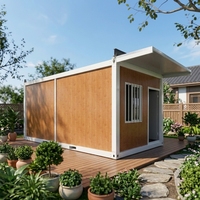 Maison préfabriquée intégrée contemporaine en conteneur de 40 pieds, économique, étanche et adaptée à l'usage de loisirs et de bureau