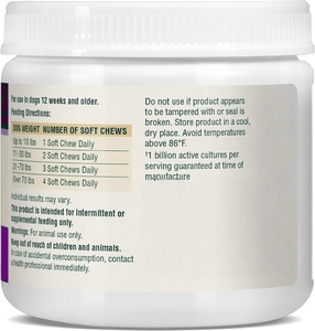 Masticables Blandos Prebióticos y Probióticos Herb para Perros, 120 Unidades, Sabor Hígado, Favorece la Salud Digestiva, Para Todas las Tallas - Product Image 4