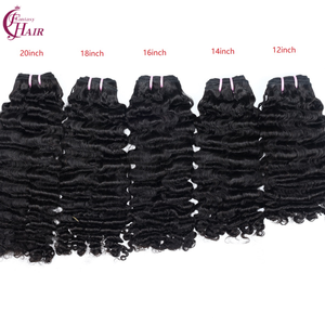 Fh Brazil burmese xoăn tóc bó 12-28inch trong kho đôi rút ra nguyên tóc con người burmese xoăn sợi ngang mở rộng bán buôn - Product Image 5