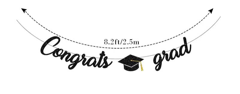 Bannière de félicitations aux diplômés