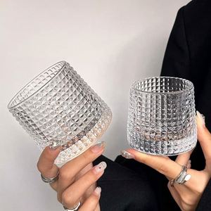Vaso de Cristal de Diseño Moderno y Simple, Forma Irregular, para Espresso, Americano Helado, Latte, Affogato, Café, Whisky, Reutilizable, Apto para Lavavajillas - Product Image 6