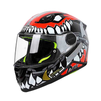 Casco Integrale LS2FF812 per Moto, Certificazione ECE, per Bambini, Kart Elettrico, Quattro Stagioni, Casco di Sicurezza per Ragazzi e Ragazze