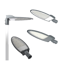 Lámpara LED de Aluminio para Alumbrado Público de 50W 100W 150W 200W, Gran Luminosidad, Larga Duración, IP65 Impermeable, para Exteriores