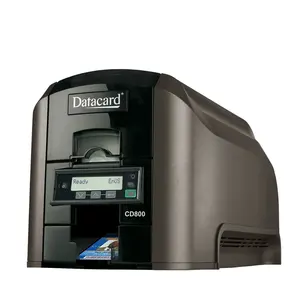 Impresora de tarjetas de identificación de tarjetas de plástico de PVC Datacard CD800 de retransferencia térmica Original profesional