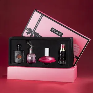 Top Perfume Gift Set Original fragrância senhoras Mini Perfume Atacado 4pcs perfume set dom mulheres