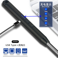 Allumeur électrique USB rechargeable avec logo personnalisé de luxe Bougie intelligente rechargeable pour la cuisine et le barbecue pour le camping Matériau métallique