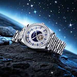 NAMKIN Men's Automatic Mechanical <b>Watch</b> Stainless Steel <b>Case</b> Round Dial 42mm Sapphire Crystal Luxury Fashion - Product Image 5