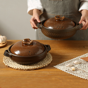 Ceramic Stoneware Stockpot Japanese Donabe <strong>Clay</strong> <strong>Pot</strong> Kotobuki Porcelain Casserole Earthenware <strong>Clay</strong> <strong>Cooking</strong> Hot <strong>Pot</strong> - Product Image 1