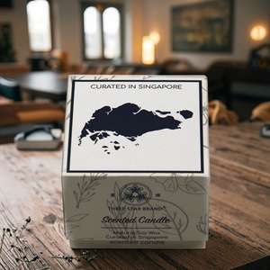 Emballage en carton écologique personnalisé, papier recyclable, boîte de couverture Heaven and Earth, étui pour bougie parfumée - Product Image 1