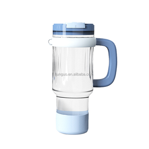 Mixeur personnel portable avec poignée, couvercle anti-fuite, compatible porte-gobelet, <span class=keywords><strong>pour</strong></span> smoothies <span class=keywords><strong>et</strong></span> jus, idéal <span class=keywords><strong>pour</strong></span> les voyages <span class=keywords><strong>et</strong></span> la salle de sport - Product Image 3