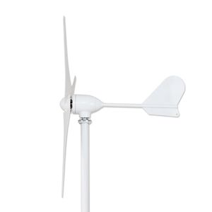 Éolienne horizontale GWS-500W 500W, démarrage à 2 m/s, coupure automatique à 3 m/s, puissance nominale 10 m/s, rotor en fibre de nylon de 1,3 m, PMSG triphasé, IP54, 3 pales - Product Image 1