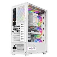 Kit d'ordinateur de bureau gaming ZeroMaster 157 mm avec refroidisseur liquide CPU, tour complète, boîtier en alliage d'aluminium, ventilateur, compatible M-ATX/ITX SSD/HDD