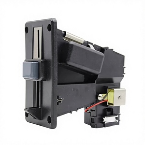 JY CA-626M Sélecteur de pièces multi-monnaies haute précision en plastique et métal, garantie 1 an, pour machines d'arcade, distributeurs automatiques et laveries, version anglaise - Product Image 1