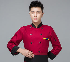 Pakaian koki desain baru kustom uniseks, jaket koki seragam koki modis nyaman seragam kerja untuk pria dan wanita - Product Image 5