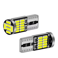 Ampoules LED W5W T10 26SMD 4014 6000K Canbus 5W 12V pour éclairage intérieur de voiture (lumière de carte, plafonnier, stationnement, positionnement, feux de signalisation)