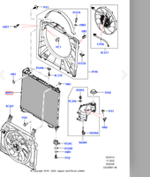 Nouveau radiateur OEM LR162110 pour L405/L494/L462 avec moteurs 306PS/508PS/508PN/306DT/204PT